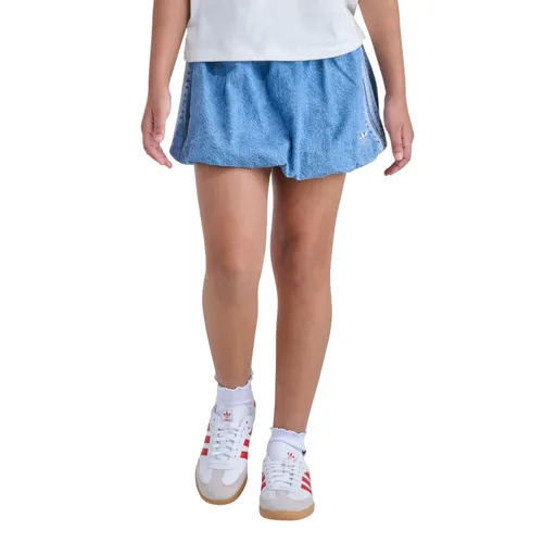 Quần Short Nữ Adidas Short Denim Bubble Skort KK7546 Màu Xanh Denim Size L
