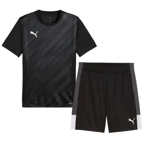 Bộ Thể Thao Nam Puma TeamGOAL Graphic Jersey 707112_03/660574_03 Màu Đen Size S