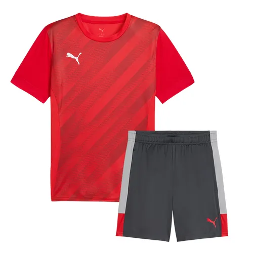 Bộ Quần Áo Nam Puma Team Goal 707112 01/660574 01 Màu Xám Đỏ Size S