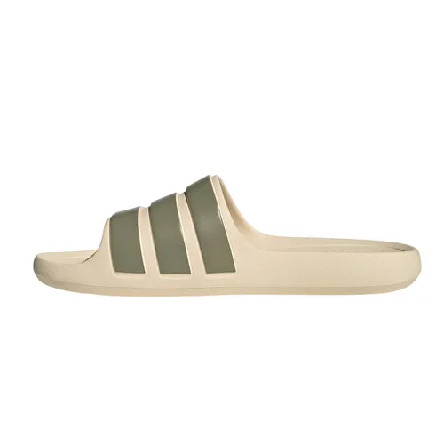 Dép Unisex Adidas Adilette Flow Slides IH8986 Màu Kem/Xanh Size 39