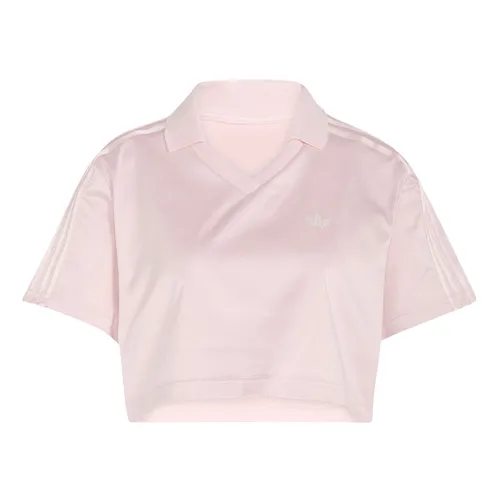 Áo Croptop Nữ Adidas Pearl Jersey Jacqard Pink KE3372 Màu Hồng Size S