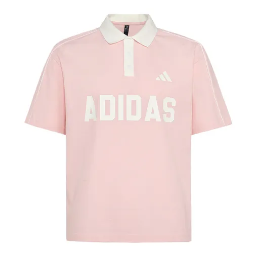 Áo Polo Adidas Casual Logo KW8118 Màu Hồng Size S
