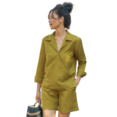 Quần Short Nữ F2 Fashion & Freedom Modern Meets Heritage QS34-X-S-0720 Màu Xanh Size S