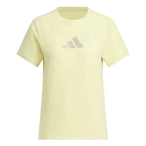 Áo Thun Nữ Adidas Logo T-Shirt Asia Sizing Yellow JM8802 Màu Vàng Nhạt Size S