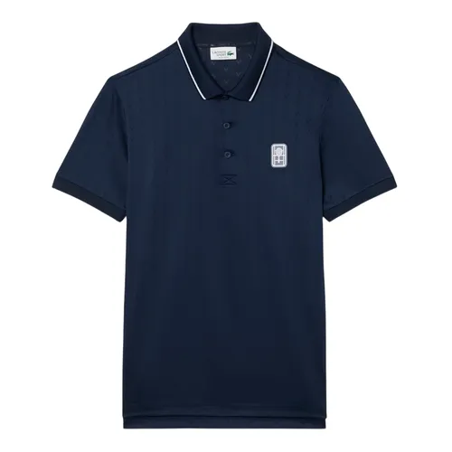 Áo Polo Nam Lacoste Ultra Dry Heritage DH0164 - 166 Màu Xanh Navy Size 3