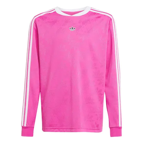 Áo Thun Dài Tay Trẻ Em Adidas Jaquard Long Sleeve Top JW2845 Màu Hồng Size L