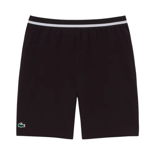 Quần Short Nam Lacoste Tennis x Novak Djokovic Shorts GH7413 - 4IA Màu Đen Size 3