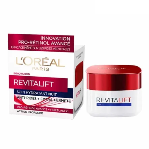 Kem Dưỡng Da Ban Đêm Hỗ Trợ Giảm Nhăn L'Oreal Revitalift Soin Hydratant Nuit 50ml