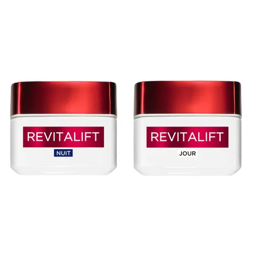 Bộ Kem Dưỡng Da Hỗ Trợ Trẻ Hóa, Cấp Ẩm L'Oreal Revitalift Jour & Nuit (50ml x 2)