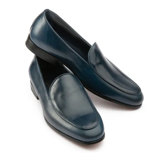 Giày Lười Nam Germano Bellesi 272 Màu Xanh Size 38