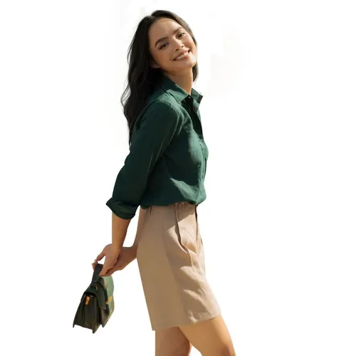 Quần Short Nữ F2 Fashion & Freedom Women QS37-VK-S-0820 Màu Vàng Kem Size S