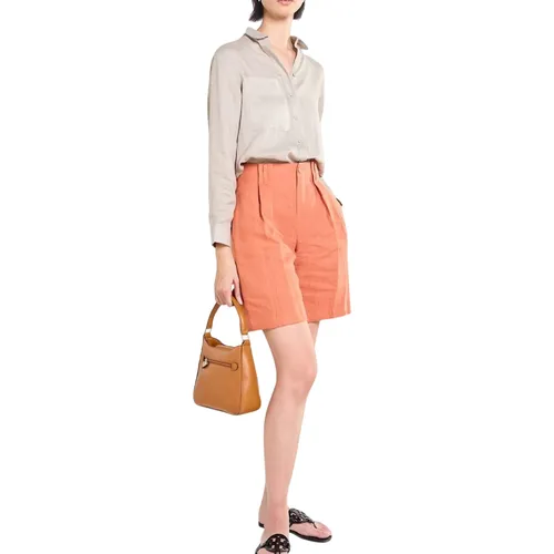 Quần Short Nữ F2 Fashion & Freedom Tender Drit QS37-C-S-0420 Màu Cam Size S