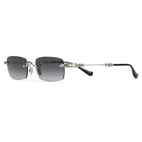 Gọng Kính Chrome Hearts Pills III Silver Black Sunglasses Màu Bạc Đen