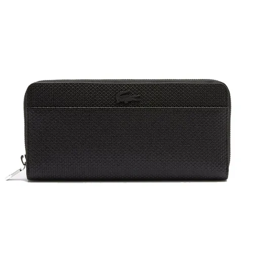 Ví Nữ Lacoste Zip Wallet Marine 166 Wallet NF4389HN Màu Đen