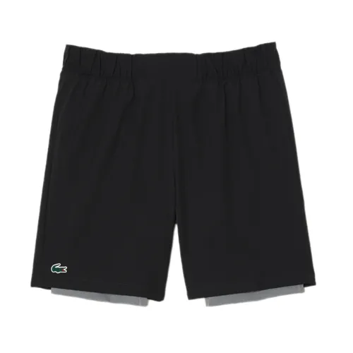 Quần Short Nam Lacoste Ultra Dry Sport Shorts GH5215 - X01 Màu Đen Size 3