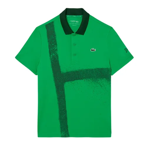 Áo Polo Nam Lacoste Tennis x Novak Djokovic DH8971 - SIW Màu Xanh Green Size 4