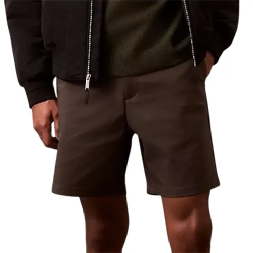 Quần Short Kaki Nam Calvin Klein CK 40BC605 - 022 Màu Nâu Đen Size 30