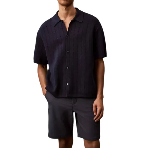 Quần Short Nam Calvin Klein CK 9" Stretch Tech Short 40QM613 - 415 Màu Xám Than Size 29