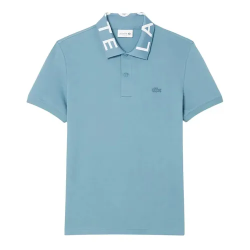 Áo Polo Nam Lacoste Slim Fit Jacquard Branded Polo Shirt PH9538 HD9 Màu Xanh Blue&nbsp;Size 6