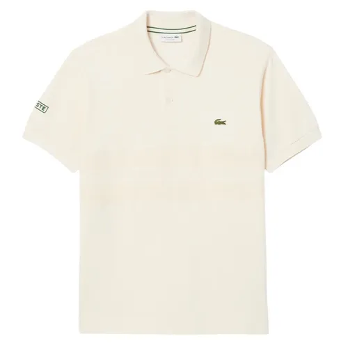 Áo Polo Nam Lacoste Men's Shirt L.12.12 Classic Fit Made In France PH9760-XFJ Màu Trắng Ngà Size 5