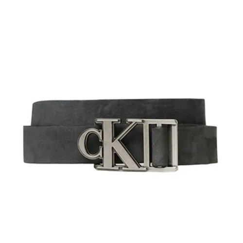 Thắt Lưng Nữ Calvin Klein CK Leather Belt 469346_91 Màu Đen Size 90