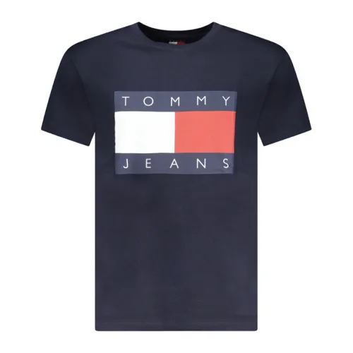 Áo Phông Nam Tommy Hilfiger Tshirt DM0DM22645_BLC1G Màu Xanh Than Size S