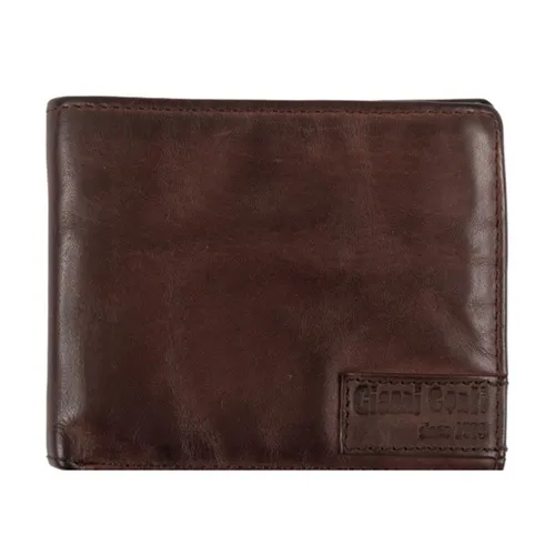 Ví Nam Gianni Conti Leather Wallet 4207220 - RAUL - Brown Màu Nâu Đậm