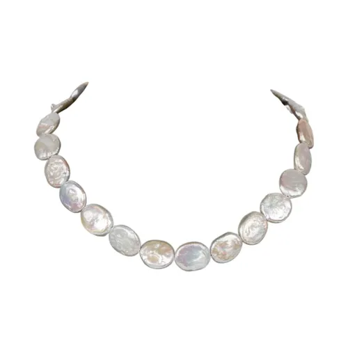 Dây Chuyền Nữ Jessica Pearl Baroque Pearl JN15 Màu Trắng Xà Cừ