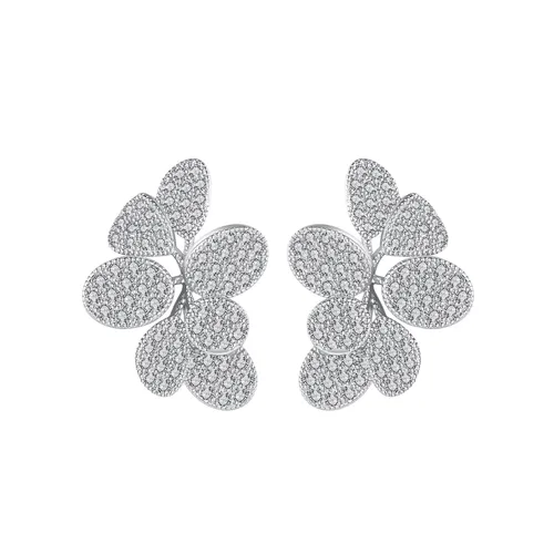 Khuyên Tai Nữ Kya Jewel Forest Melody KISE0006 Màu Bạc
