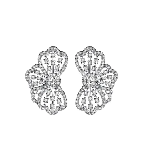 Khuyên Tai Nữ Kya Jewel Bold Bloom KE11 Màu Bạc