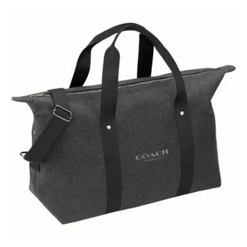 Túi Xách Tay Nam Coach Weekender Bag Màu Đen Xám