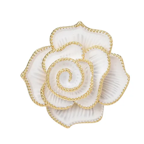 Cài Áo Nữ Meri Pure Rose BR62 Màu Trắng