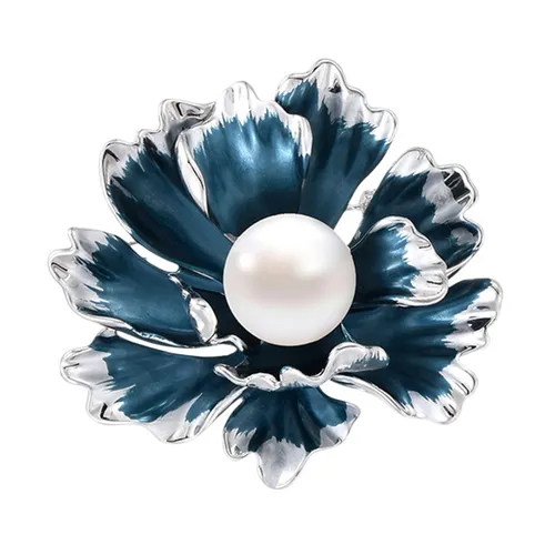 Cài Áo Nữ Meri Whispering Peony BR468-X Màu Xanh Blue