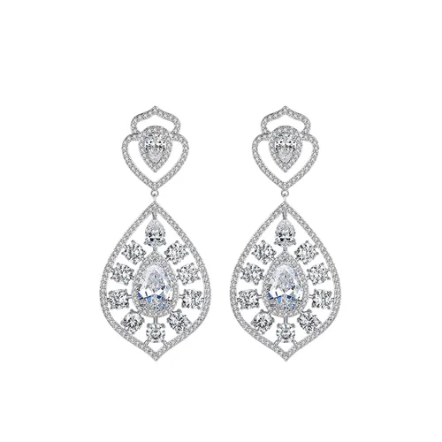 Khuyên Tai Nữ Kya Jewel Glittering Galaxy KE16 Màu Bạc
