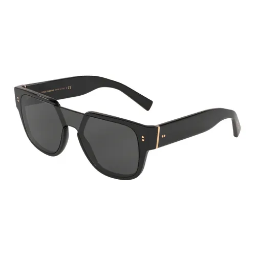 Kính Mát Nam Dolce & Gabbana DG4356 50187 Sunglasses Màu Đen