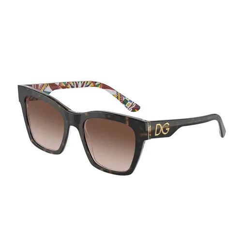 Kính Mát Nữ Dolce & Gabbana D&G DG4384 321773 Màu Nâu Havana