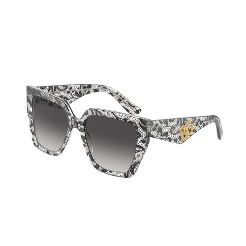 Kính Mát Nữ Dolce & Gabbana D&G DG4438 32878G Màu Xám Họa Tiết