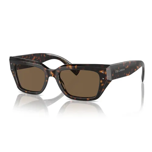 Kính Mát Nữ Dolce & Gabbana D&G DG4462 50273 Màu Havana Đậm