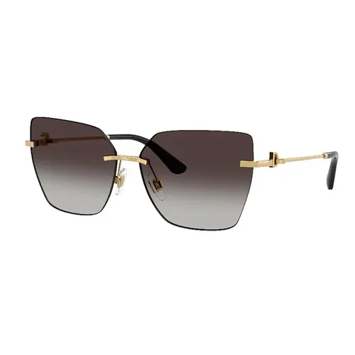 Kính Mát Nữ Dolce & Gabbana D&G Sunglasses DG2321 028G Màu Xám Vàng