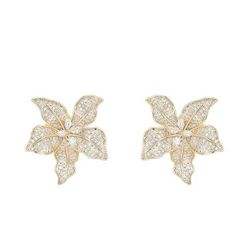 Khuyên Tai Nữ Kya Jewel Sunlit Blossom KE20 Màu Vàng/Trắng