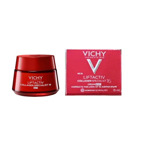Kem Dưỡng Da Ban Ngày Cải Thiện Da Vichy Liftactiv Collagen Specialist 16 Day 15ml