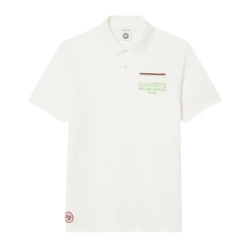 Áo Polo Lacoste X Roland Garros Club Man Shirt PH8742 70V Màu Trắng Size 2