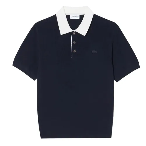 Áo Polo Nam Lacoste Regular Fit Navy Blue PH943E 166 Màu Xanh Đen Size 5
