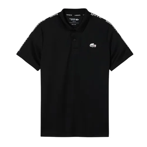 Áo Polo Nam Lacoste Sport Ultra Dry Landscape Crocodile Shirt Regular Fit DH6304 031 Màu Đen Size 3