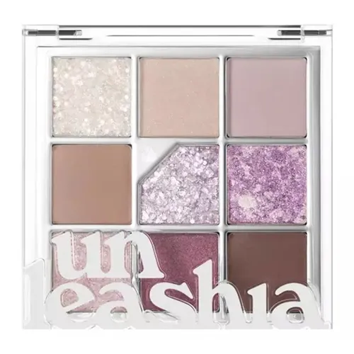 Bảng Phấn Mắt 9 Ô Unleashia Glitterpedia Eye Palette Tone N°4 All Of Lavender Fog