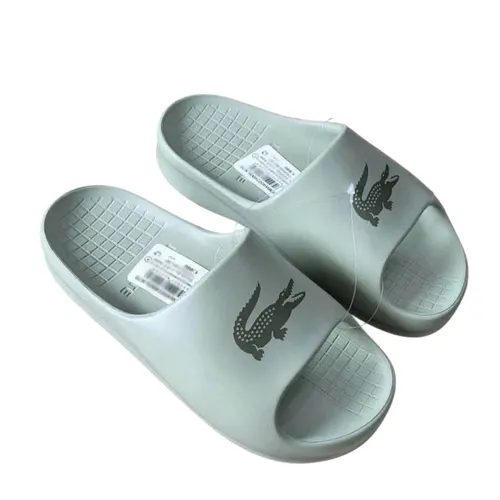 Dép Nam Lacoste Men's Serve Slide 2.0 Màu Xanh Nhạt Size 39.5