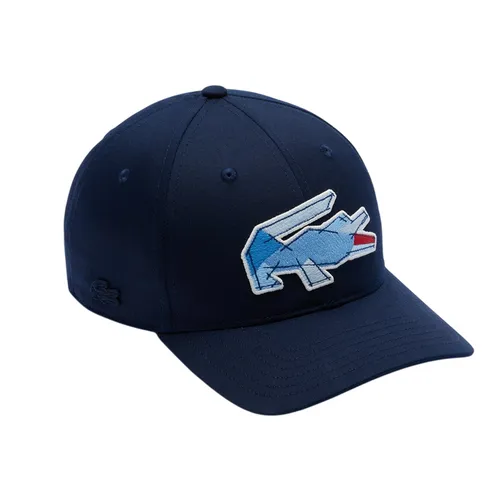 Mũ Lacoste Baseball Cap With Crocodile Pattern RK3385 10 166 Màu Xanh Navy