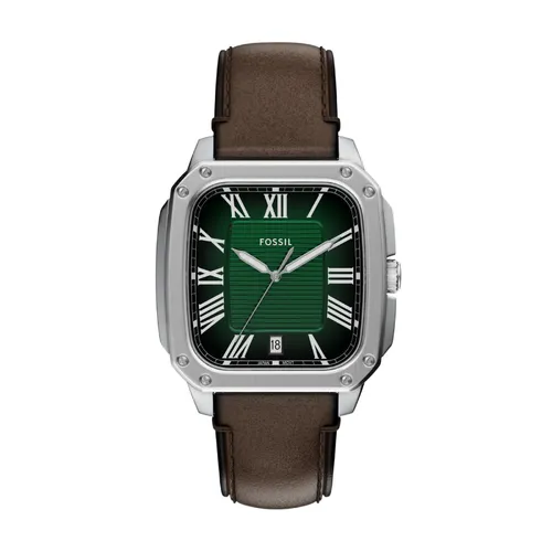 Đồng Hồ Nam Fossil&nbsp;Crosby 42 mm Three-Hand Brown Leather Watch FS6150 Màu Nâu