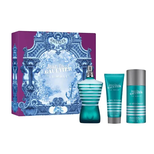 Set Nước Hoa Nam Jean Paul Gaultier Le Male EDT 3 Món