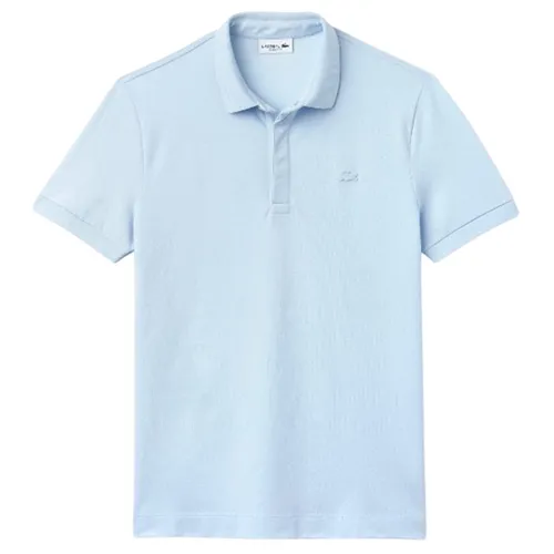 Áo Polo Nam Lacoste Pre-Owned Shirt Regular Light Blue Màu Xanh Nhạt Size 2